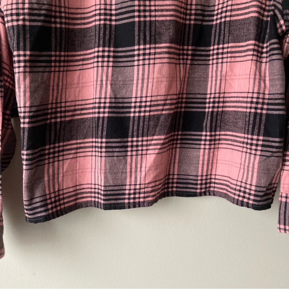 Levi’s Plaid Flannel Button Up Boxy Relaxed Fit Women’s Large - Picture 6 of 9